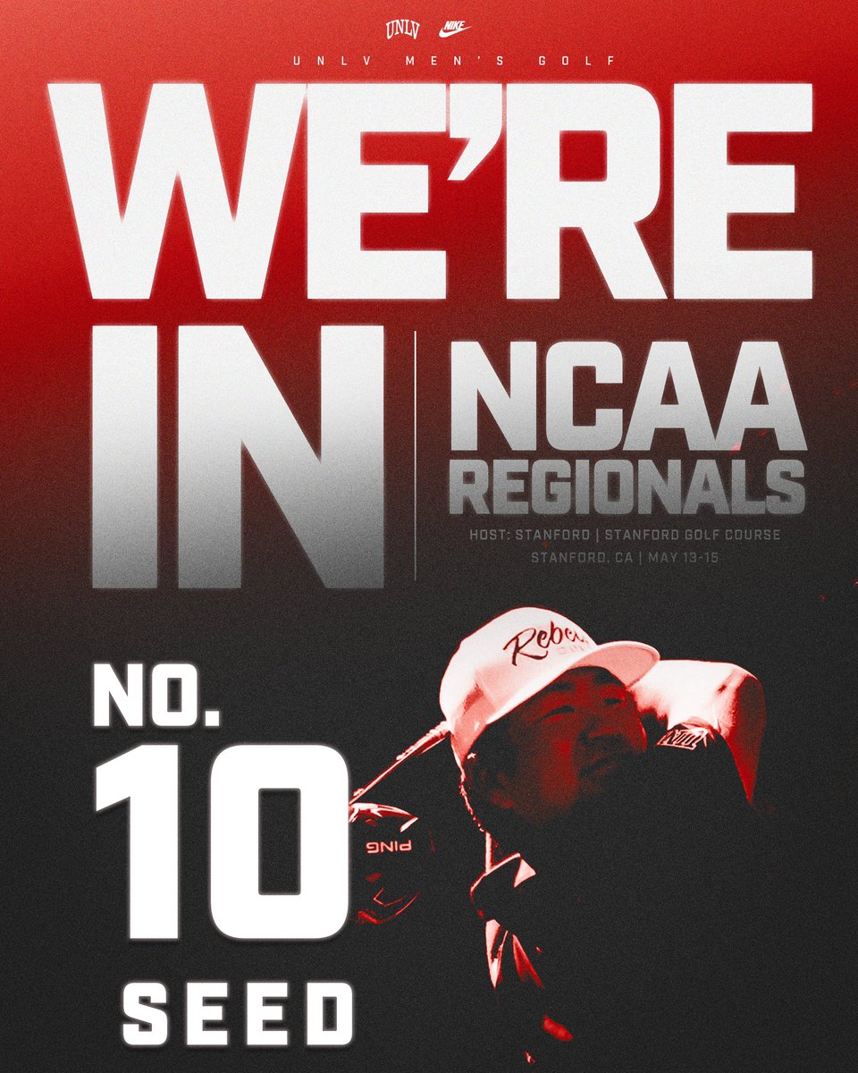 WE’RE IN‼️ We’ll be going to the @NCAA Stanford Regional as the No. 10 seed. ⛳️ #GoRebs #GreatPutters