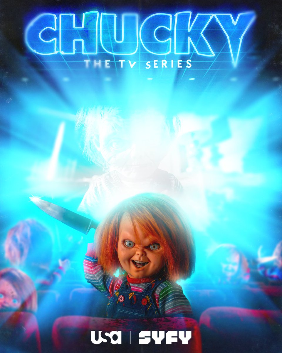 My final #ChuckySeason3 official poster. Quiet in the back!!! 🔪🩸#digitalartwork #HorrorArt
