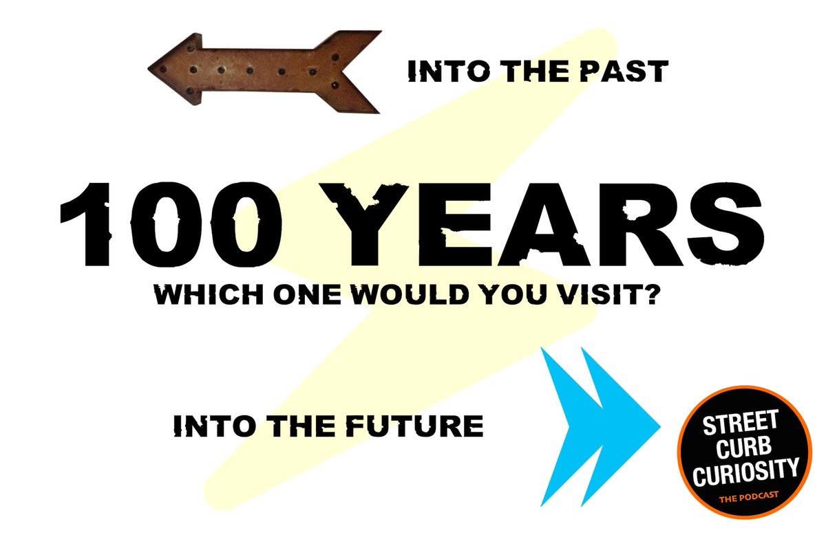 What's your #timetravel choice? If you could go back or forward in time 100 years, which way you going? A rant about which we'd choose, what #psychology say, and dig into flapper fashion to flying cars.
Street Curb Curiosity - The #Podcast
podcasts.apple.com/us/podcast/str…