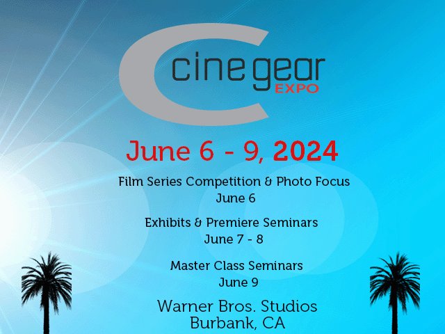 Registration for #2024CineGearExpoLA is NOW OPEN June 6-9, 2024
Warner Bros Studios Burbank CA
Register at cinegearexpo.com/la-expo/regist…
Registration is FREE thru May 27th, 2024
 #16x9inc #orcabags #nogaarms #orcadslr #easyrig #patcharts #KIPON #OCTAMASgear #prêtàtourner