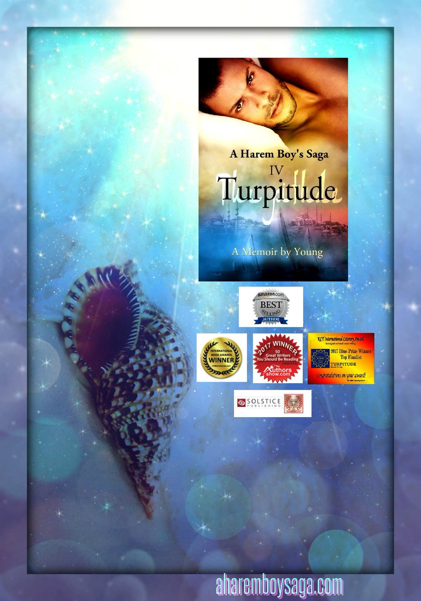 'Every seashell has a story.'
TURPITUDE MyBook.to/Turpitude is the 4th book to an autobiography of a young man's enlightening coming-of-age secret education in a male harem known only to a few.
#AuthorUpRoar #Memoir