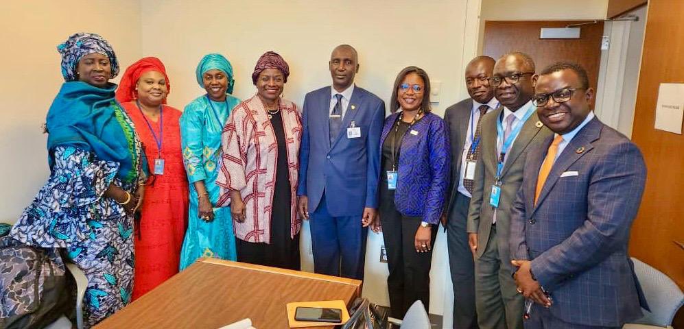 #ICPD30 the #Gambia delegation led by the Minister of Public service Mr Babucar Bouy met with UNFPA Executive Director Dr Natalia Kanem. They discussed population and development, health systems strengthening and #demographicdividend #DeliveringForTheGambia @UNFPATheGambia