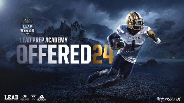 After a great conversation with @LegacyLouAdams am truly blessed to say I received a offer from led prep academy @LegacyLouAdams @LEADPrepAcad @FigurskiAD @Coach_Schill @thevillfootball