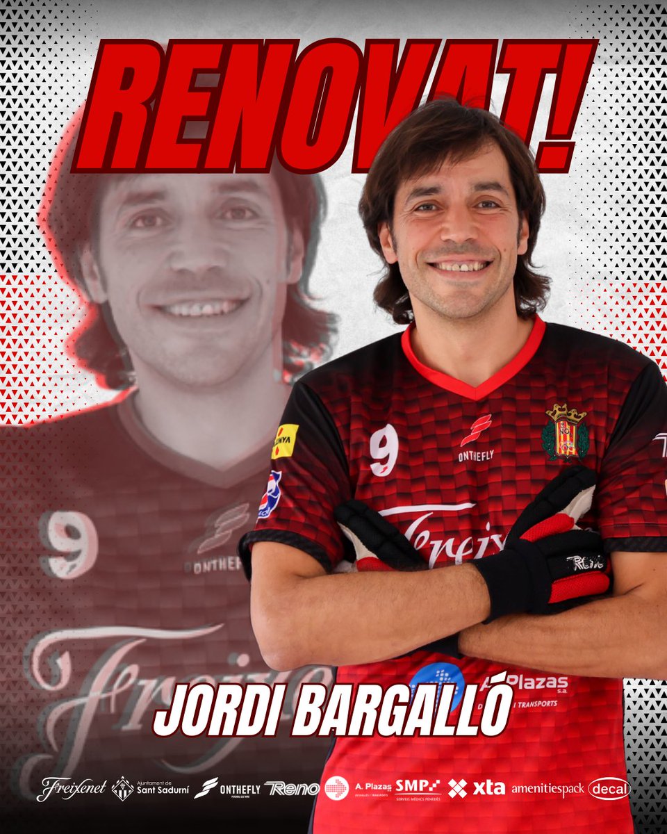 🔴 RENOVAT! 🔴

Jordi Bargalló continuarà vestint de negre-i-vermell la pròxima temporada

✍️ El sadurninenc i el CE Noia Freixenet han arribat a un acord per ampliar un any més la seva relació

💻 Llegeix-ne més: cenoia.com/jordi-bargallo…

#somADNoia 
#SantSadurní