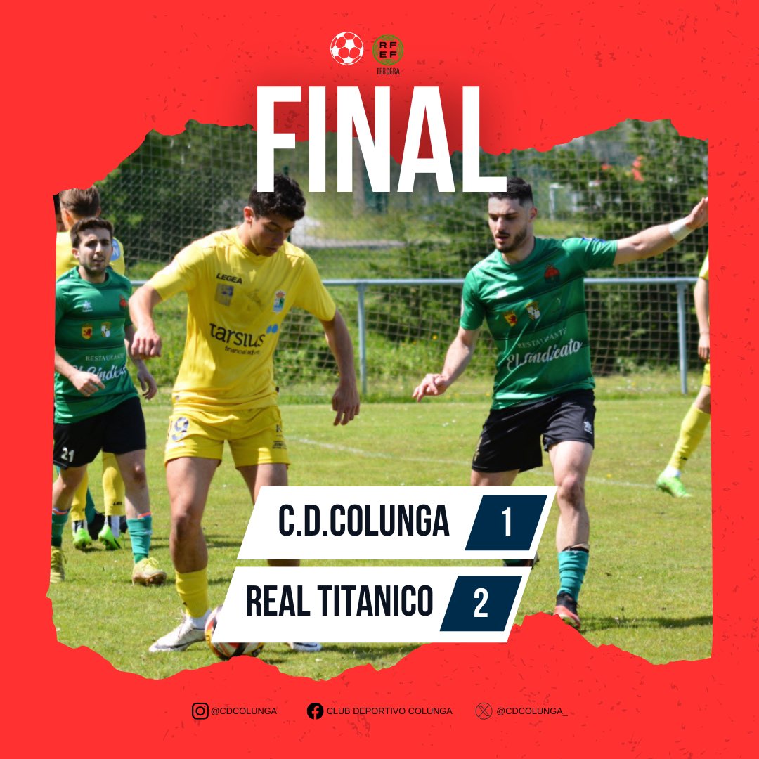 Final en Santianes

C.D.Colunga 1 - 2 <a href="/RealTitanico/">Real Titánico</a> 

#avanticolunga🔴🔵⚽ #cdcolunga