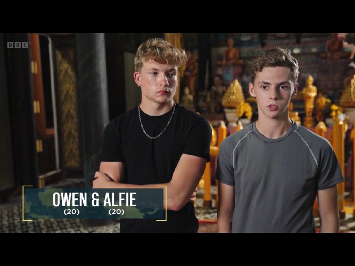 There needs to be another TV series waiting for Owen & Alfie after Race Across The World. They are brilliant fun and hugely entertaining. #raceacrosstheworld #owen #alfie