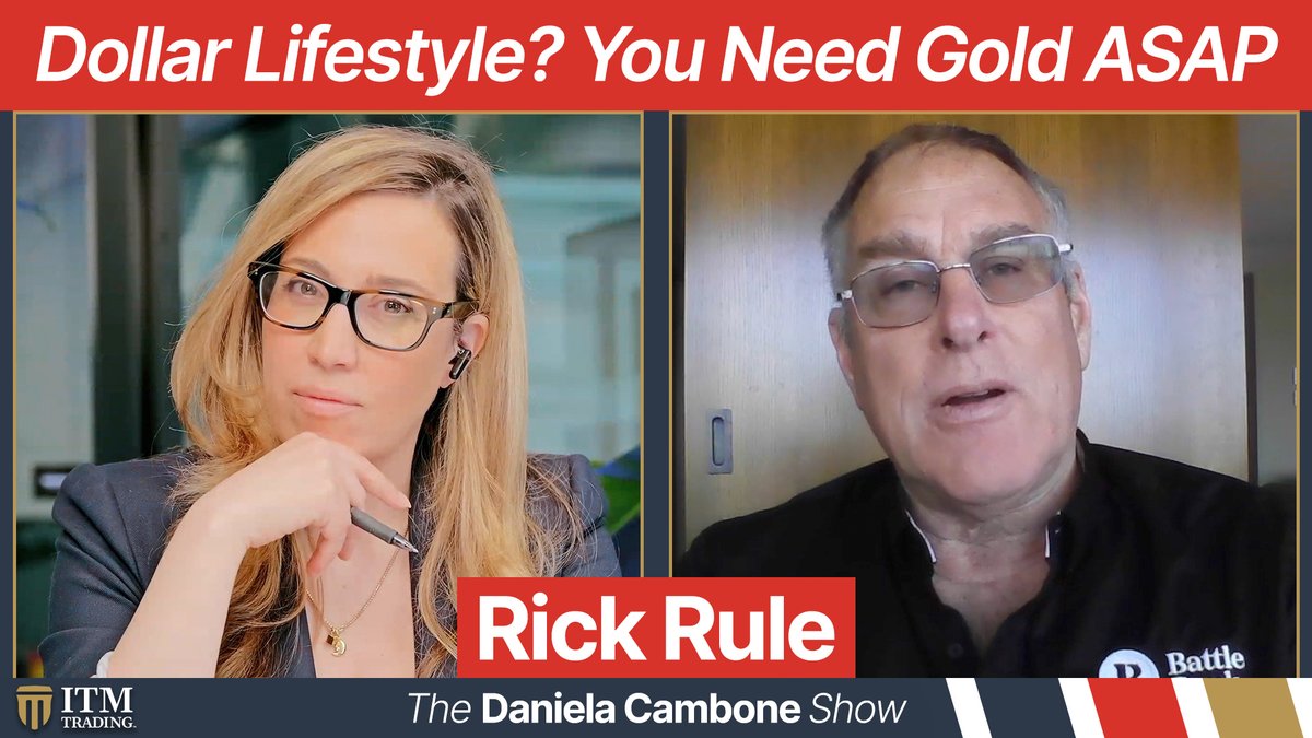 'Gold isn't just for trading; it's wealth, exchange, liquidity, and insurance,' says @RealRickRule . He warns of parallels with the 1980s when USD lost 80% of its value due to heavy #debt. Don't miss this must-watch interview 👉youtu.be/2j3pYTbafpg #gold #dollar #economy