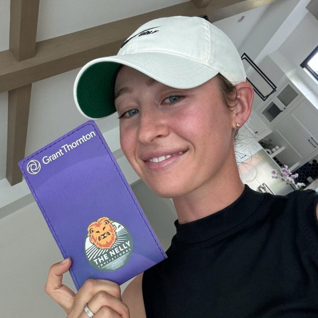 We're thrilled to watch the top female junior golfers tee off at The Nelly Invitational! 🏌️‍♀️ To show our support, we've collaborated with Nelly to create a special limited-edition @GrantThorntonUS yardage book, which will be gifted to each player. #golf #AJGA #JuniorGolf