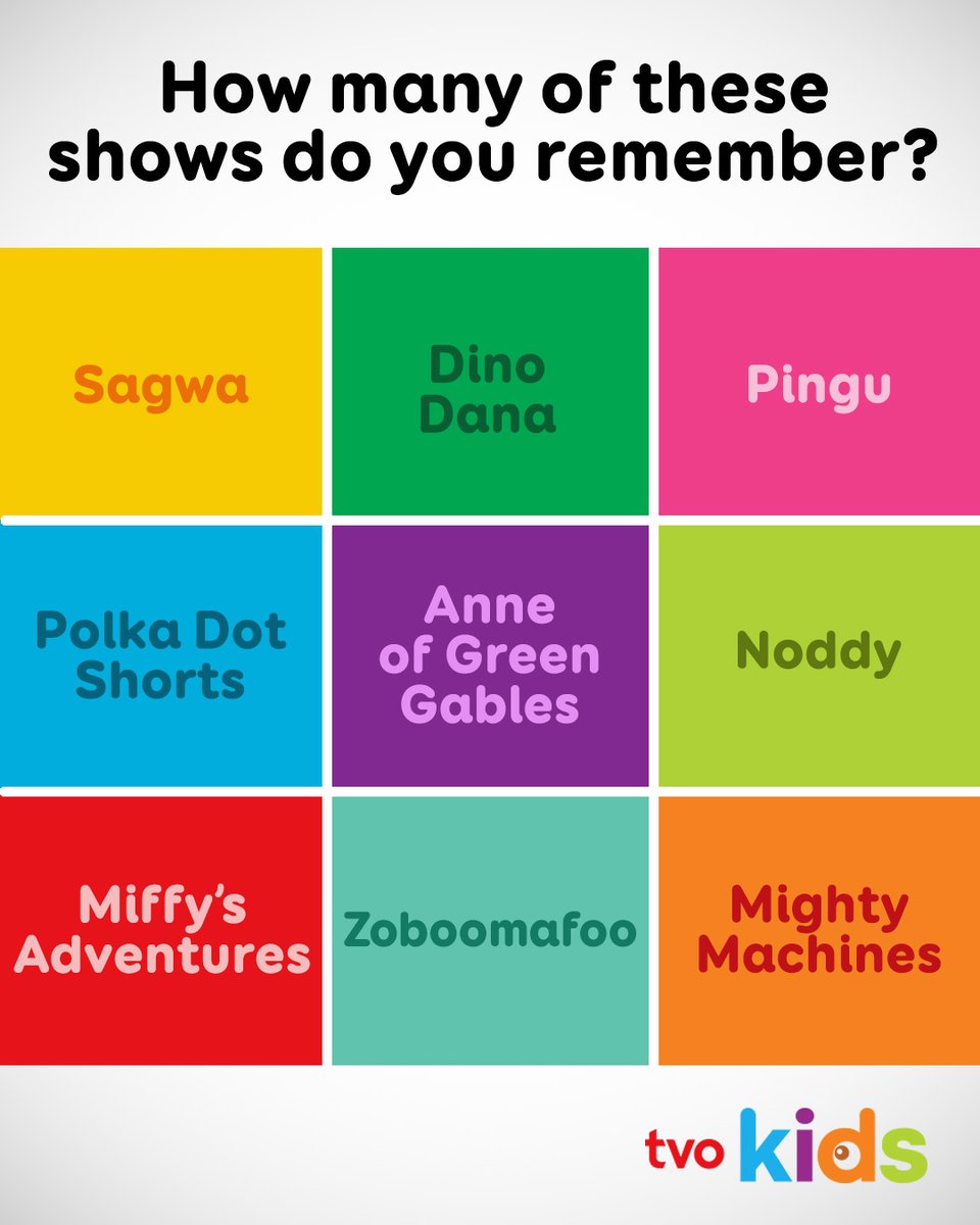 Who else spent their childhood glued to these TVOkids classics? #throwback