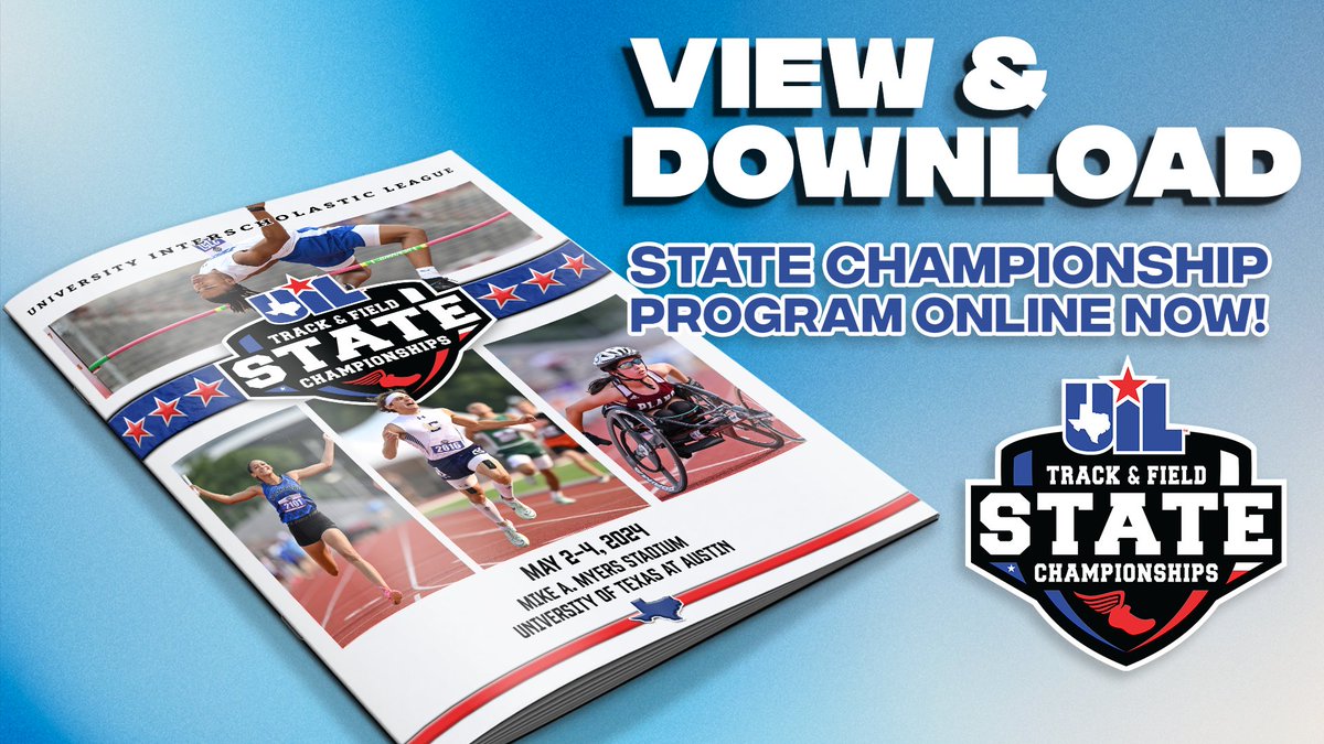 The 2024 #UILState Track & Field program is now available to view & download online with state qualifiers, historical records and more. 📖 bit.ly/2024UILTrackFi…