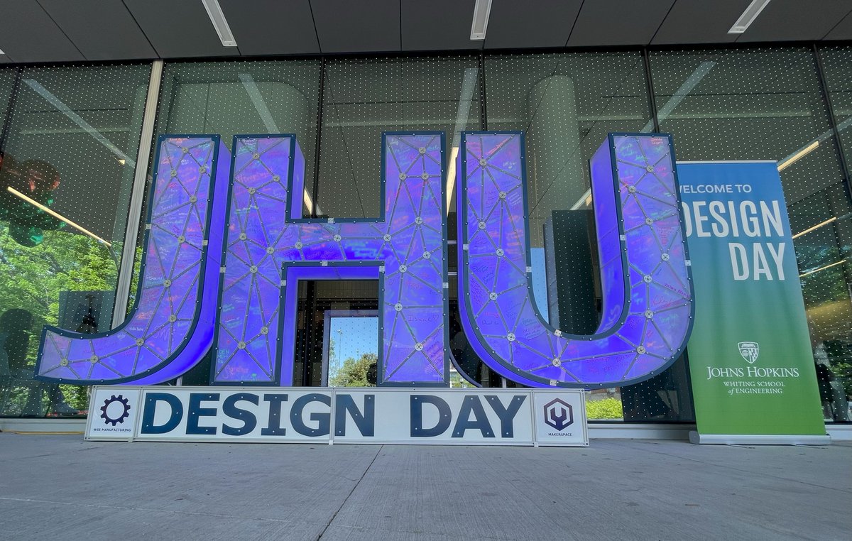 #DesignDay2024 is here! From undergrads presenting their Design Day projects that address real-world problems, to honoring our bachelor’s, master’s, and PhD graduates, today @JHUCaSE is celebrating it all! Cheers to our students, their hard work, and a bright future ahead!
