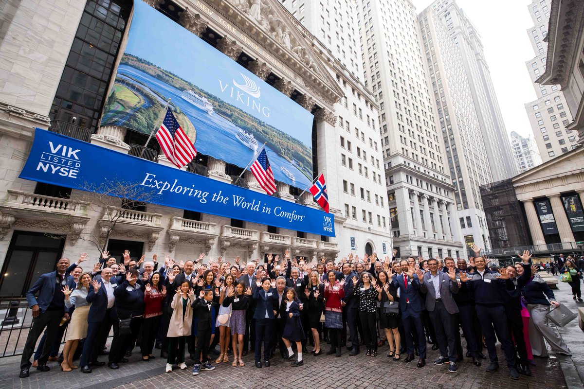 Seas the day with @VikingCruises 🌊 We are proud to welcome the entire Viking team into the NYSE Community $VIK