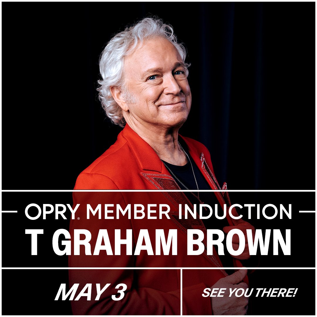 'I tell it like it used to be...' 🎶 See y'all Friday for @TGrahamBrown's Opry Induction! 🤩 opryent.co/3w6SSLz