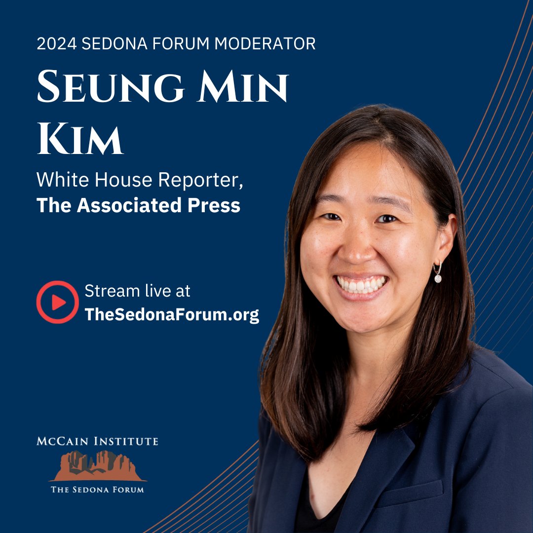 Meet 2024 Sedona Forum media participant @seungminkim, white house reporter for @AP specializing in the nexus of the Biden administration & Capitol Hill. Kim will moderate the Sedona Forum panel “Tools of Statecraft: Wrongful Detainees & Hostage Affairs” with @StateSPEHA Roger…