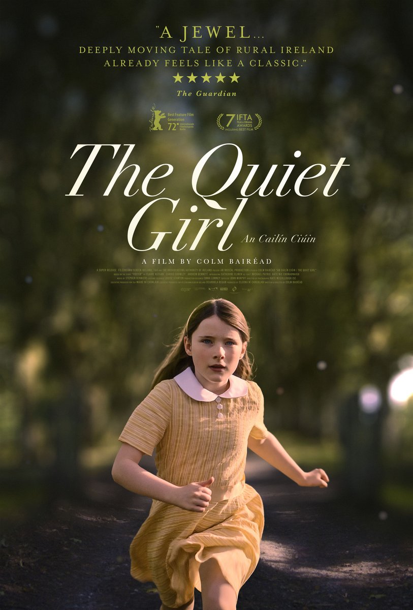 Join us for a special screening of 'An Cailín Ciúin / The Quiet Girl' at Tara Theatre, May 9th, 8pm. Discover the Oscar-nominated Irish gem that captures Cáit's journey in rural Ireland. Don't miss out, book your tickets today 🎟️ 🎥 eventbrite.com/e/the-quiet-gi…