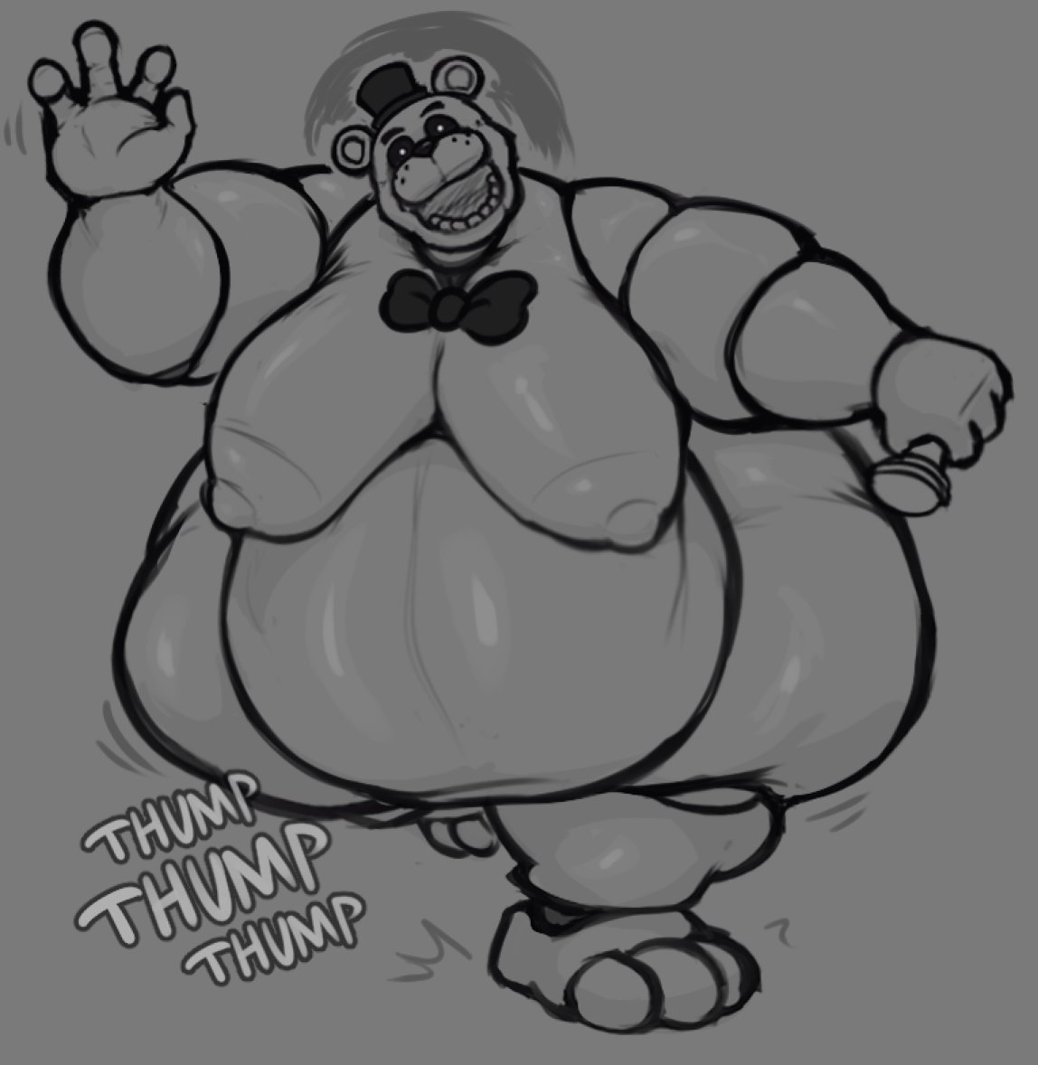 Also for the true 'fat bitch enjoyers', golden freddy but huge...