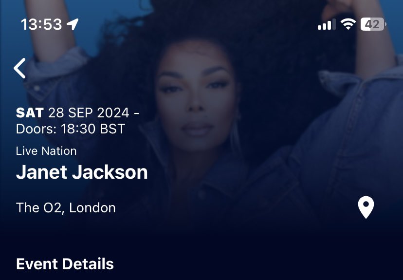 I’ve waited 5 years for this after falling in love with her music watching Glastonbury, I never thought this would happen 🙏🥳🥹 @GHSDuldulao @JanetJackson