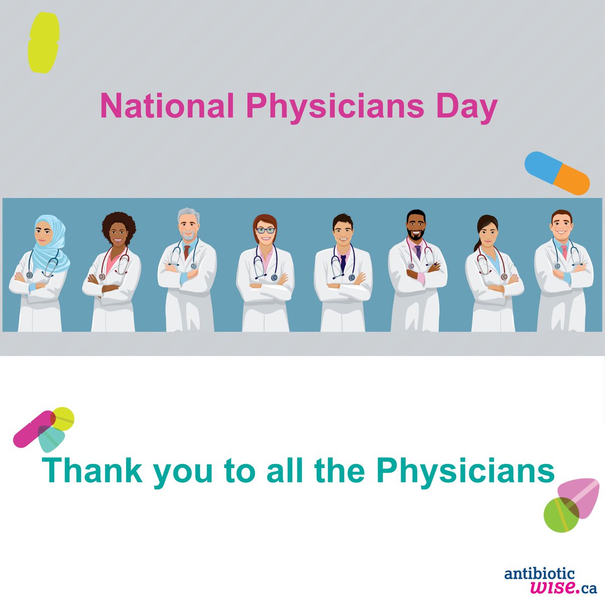 We celebrate all our Physician partners in antimicrobial stewardship this National Physicians Day