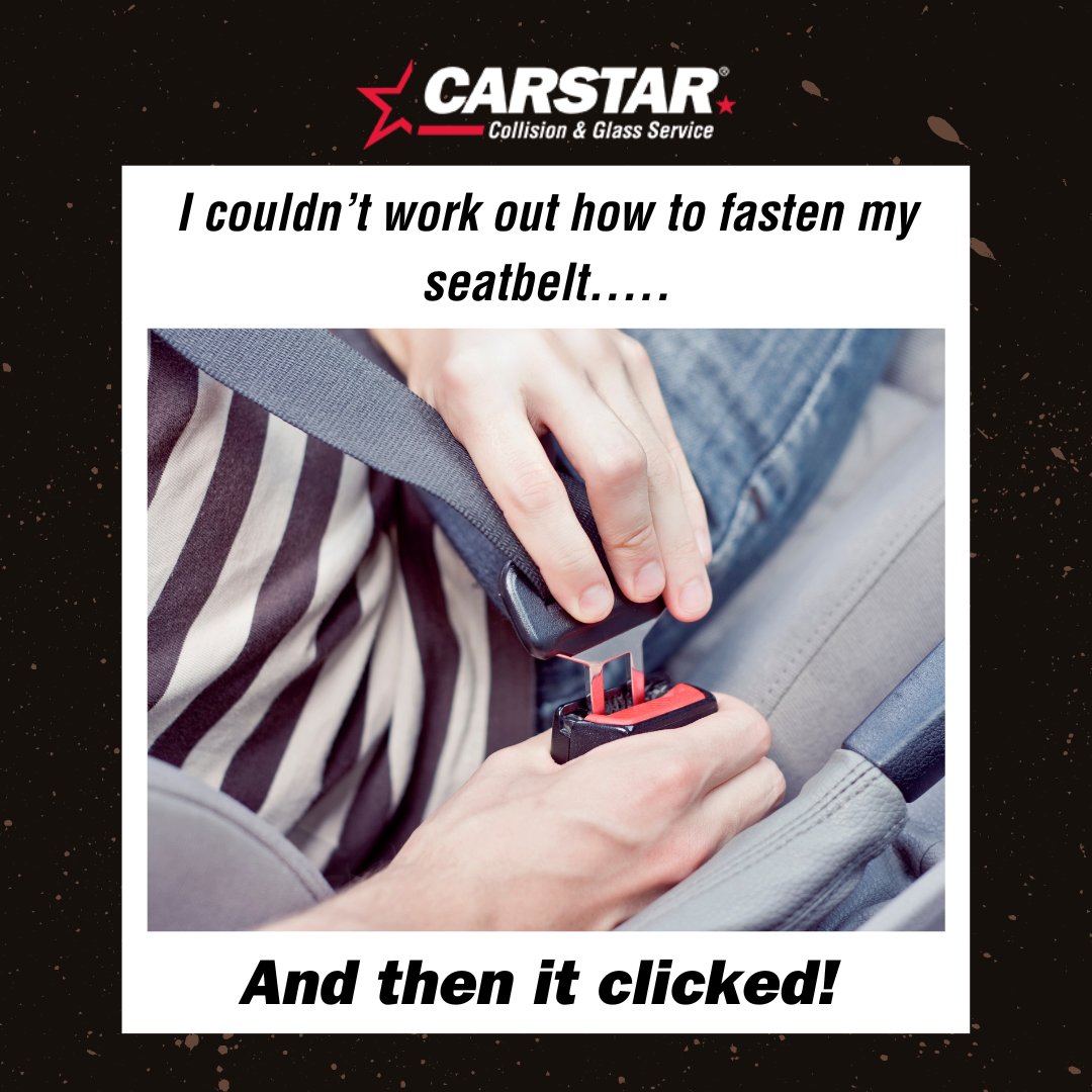 Coming in hot with some dad jokes!

I couldn't figure out how to fasten my seatbelt - then it clicked! 

Let us know your favourite joke in the comments.

#CarJokes #CARSTAR #YEG #EdmontonAutoBody #Mechanic