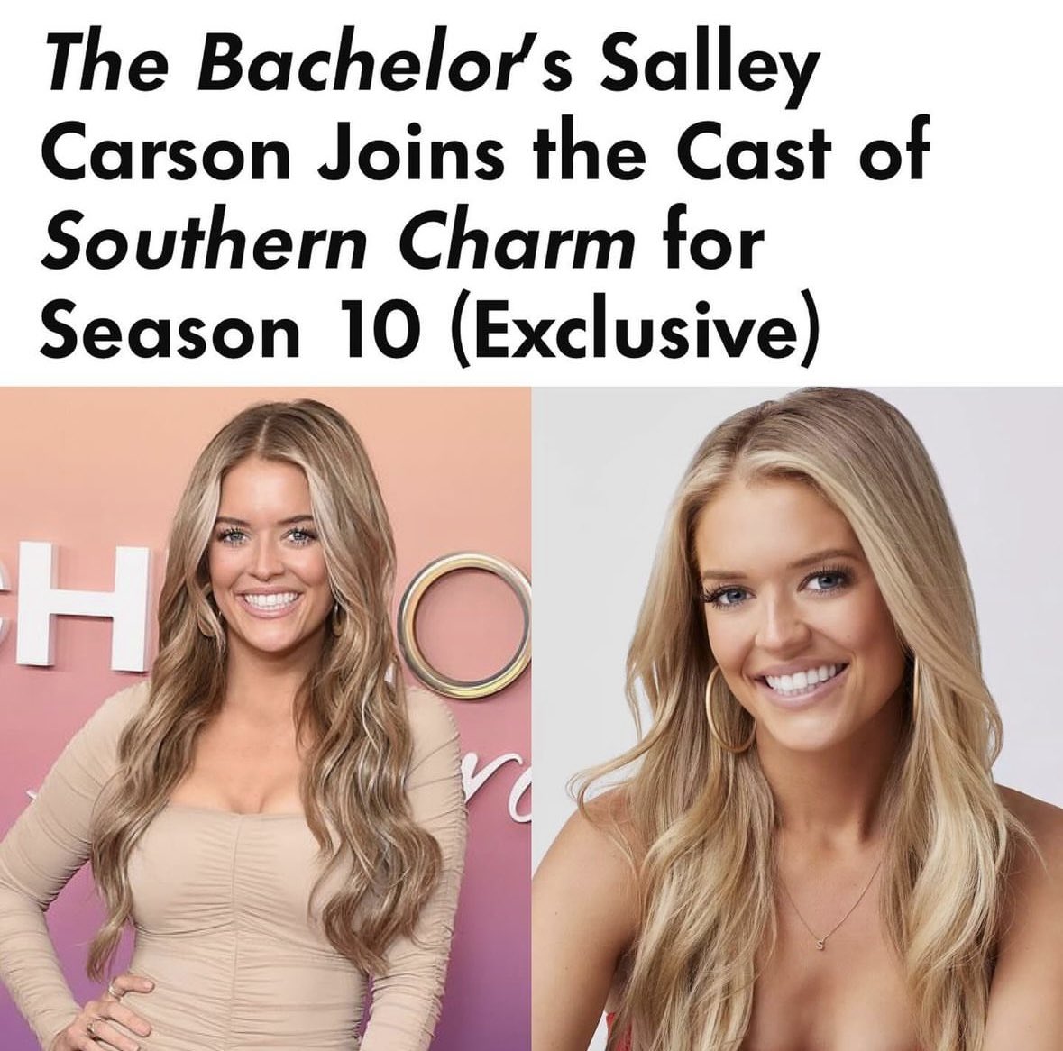 Salley got screen time for bailing on both Clayton’s #TheBachelor season and #BachelorInParadise, correct? She’s already been in the #SouthernHospitality drama with Joe Bradley. Now she’s surely coming for Shep & Whitney #SouthernCharm