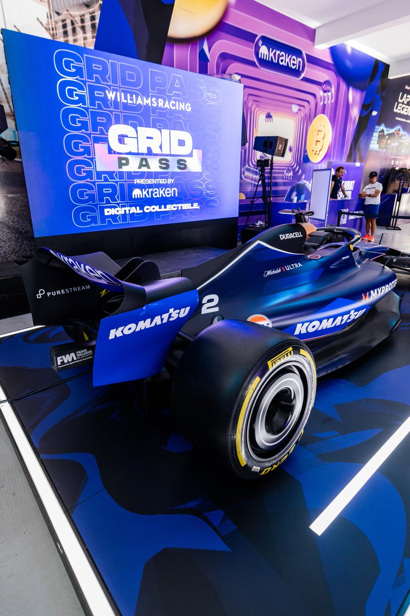 It's all happening with @WilliamsRacing at our Fan Zone in Miami today! Stop by to grab your free Grid Pass in person or claim it right now 👇 k.xyz/GP24
