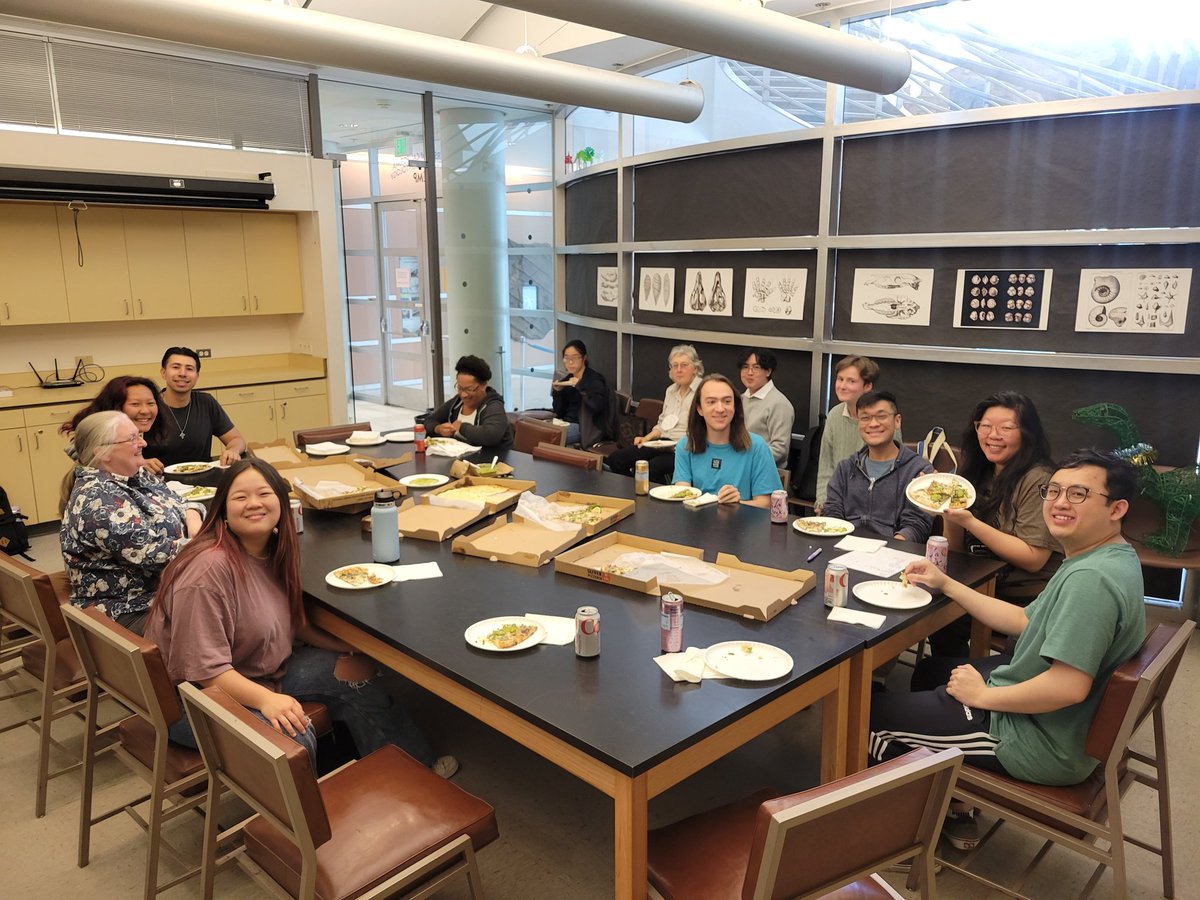 A big thank you to all the undergraduate and graduate students who worked in the collections this past school year from all of us at UCMP!!! 🦕🦖🦕🦖