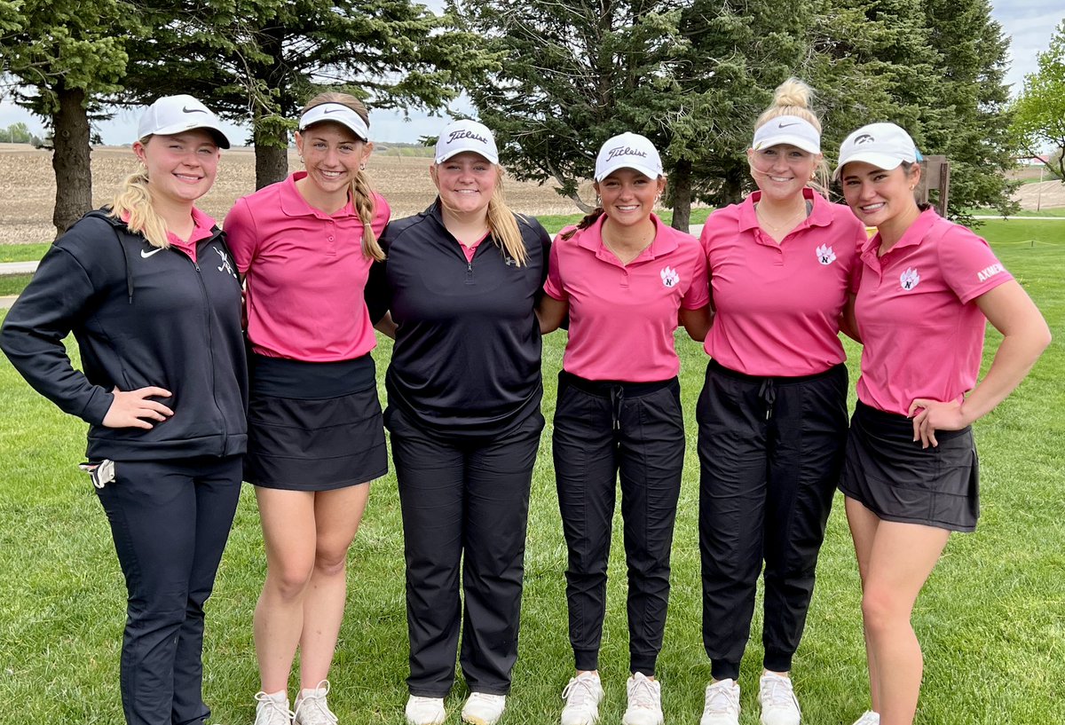 NevadaGirlsGolf's tweet photo. Congratulations to our girls for setting a new team low 18 hole record of 345 today at the Conference Tournament &amp; earning 2nd Place!  #TeamCubs #GoLow https://t.co/UgCMjVRcrY