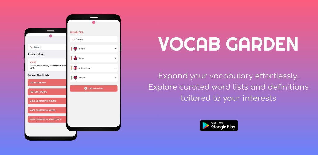 I am happy to share my new product: VocabGarden!
Waiting for your reviews!

play.google.com/store/apps/det…

#buildinpublic #indiedev #androiddevelopment