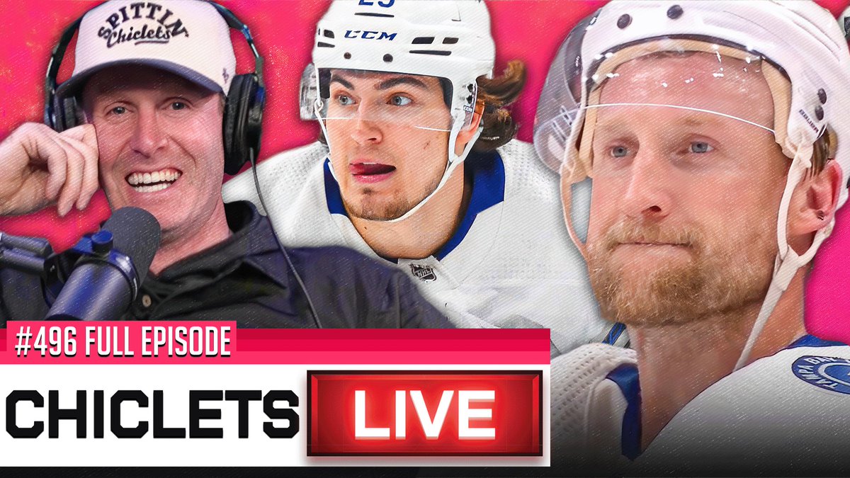 Spittin’ Chiclets Episode 496 is LIVE - Leafs live another day - Frankie Deja Vu - Hakstol OUT - Stammers last game as a Bolt? - Makar or Lidström - Playoff updates ++ tons more Presented by @pinkwhitney barstool.link/spittin-chicle…