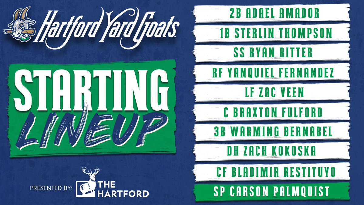 The Goats begin a two-city 12-game road trip and play the first of a six-game series against the NY Mets affiliate TONIGHT! (DH) 🏟️ Mirabito Stadium ⚾️ 5:05 pm 📻 bit.ly/49xdrOG 📺 bit.ly/3KYmkYI @DanLovallo @JeffDools Yard Goats radio network on @Audacy app