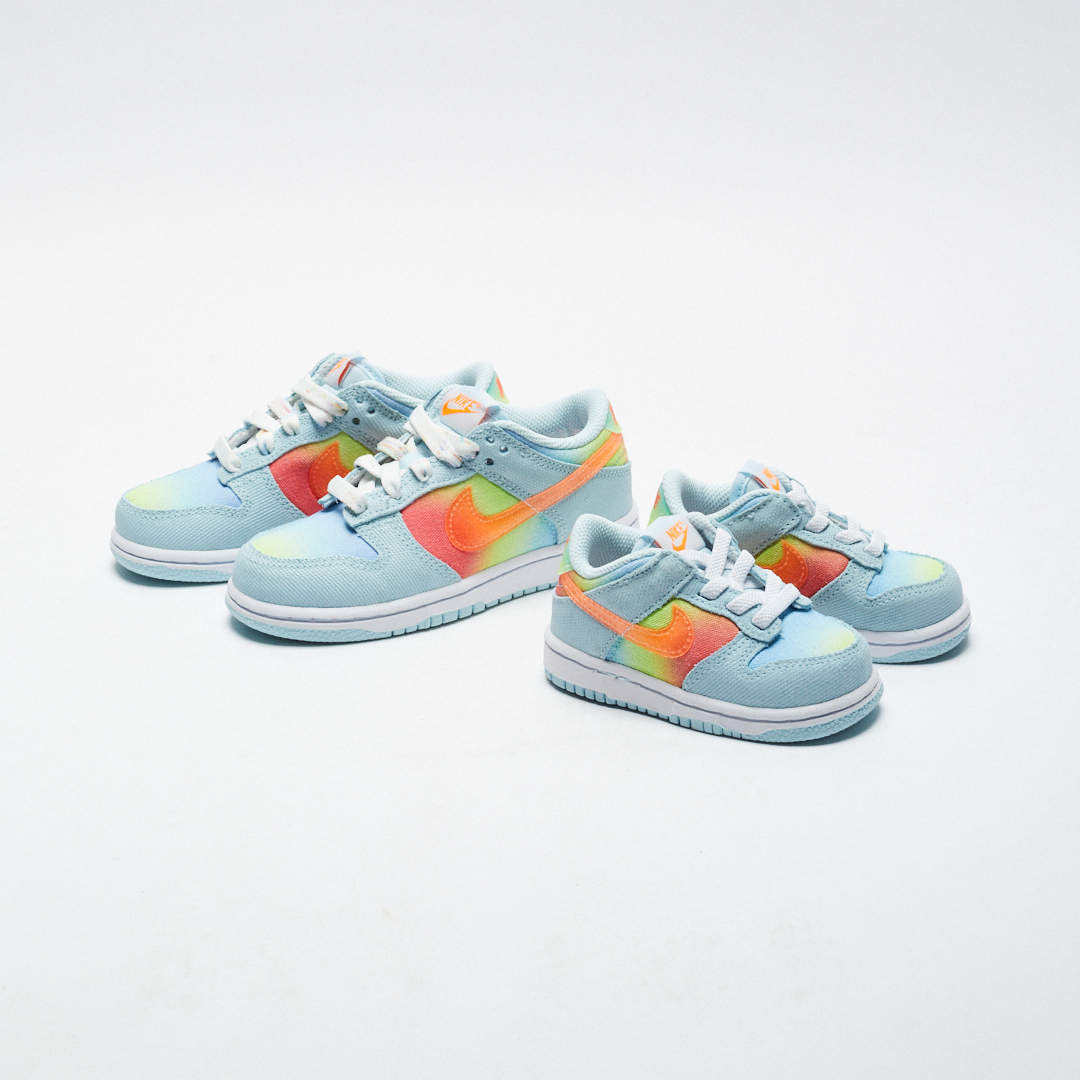 Nike Dunk Low 'Heat Map' in PS and TD sizing // Available Sunday, 5/5 at 11am at UNDEFEATED La Brea, Glendale, SF, Las Vegas, Phoenix and 7am PST at Undefeated.com @nike