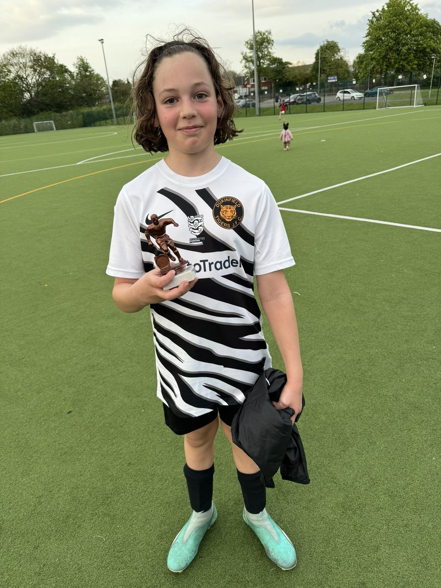 Well Done to Kyle (U12’s) on a man of the match performance this evening against Denton Youth. 👏🏼⚽️🐯