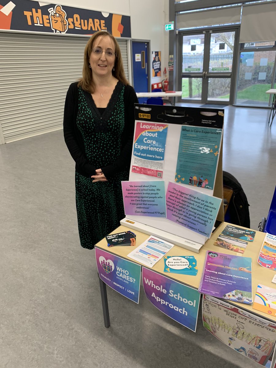 It was great to have representatives from @whocaresscot and @onerenculture at our recent Parent and Carer Nights. They provided helpful information to our families and young people. Thank you! #helpingothers #community