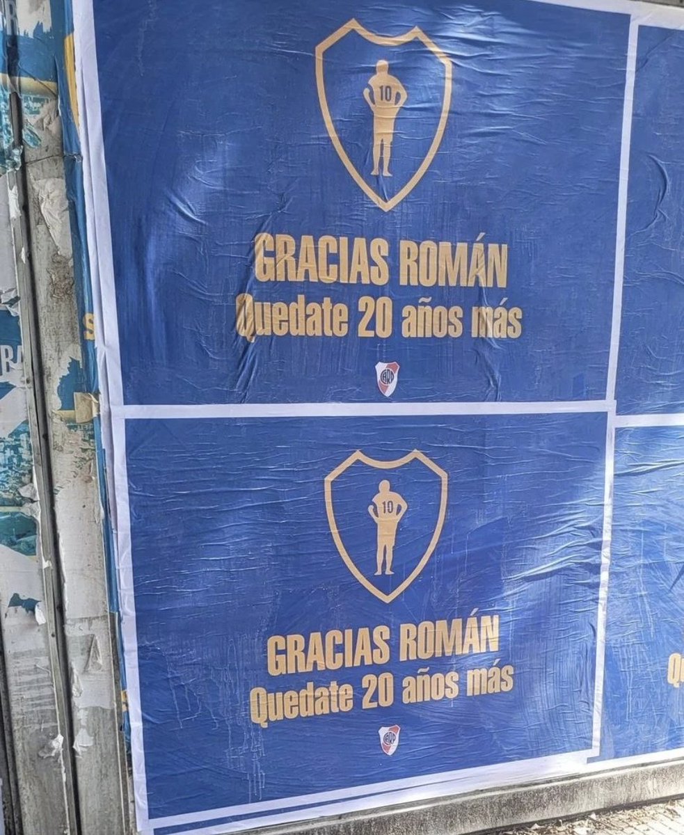 ¿Los hinchas de River? Agradecidos con Riquelme.