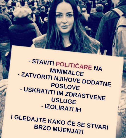 Neke zaposliti u rudnike, neke na poljoprivredne radove, neke u privatne kineske fabrike sa osmočasovnim radnim vremenom... da vide kako žive građani Srbije od kojih su se lopovlukom, kriminalnim radnjama otuđili.