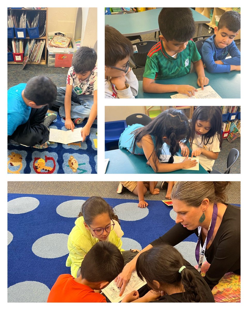 Columbine kinder students love time with 3rd grade book buddies! Thinking & talking about stories together makes reading together even more special! @KarlaAllenbach #SkylineCommunityStrong #StVrainStorm @SVPriorityPrgms