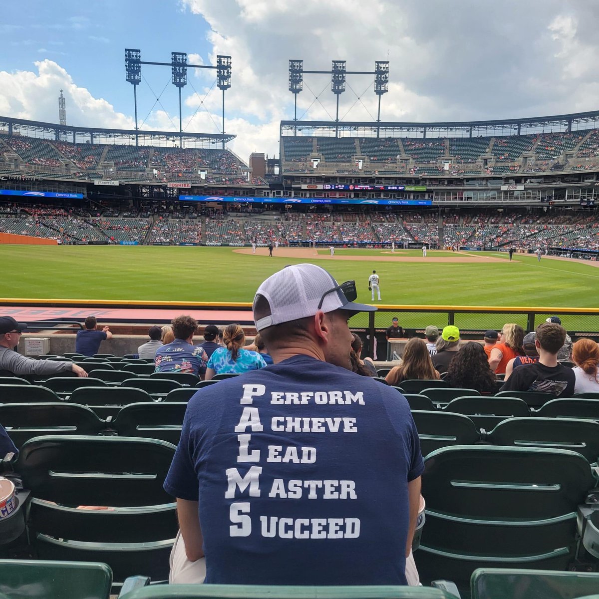 As a Principal, some days are good, and some are GREAT! What’s your mindset??? Today, seeing our #PalmsRocks kids and parents enjoy a STEAM Day and Detroit @tigers game/win was amazing. PROMOTE THE POSITIVE, people!!! #MEMSPA #MEMSPAchat