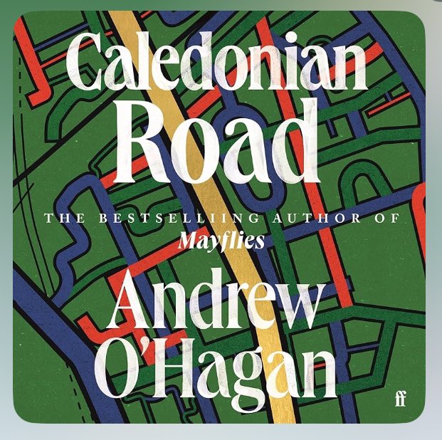 I finished the audiobook of Caledonian Road by Andrew O’Hagan today. What a consummate professional he is. Felt in very safe hands, even with all those very many characters! And serious props to the voice acting talents of Michael Abubakar! #caledonianroad