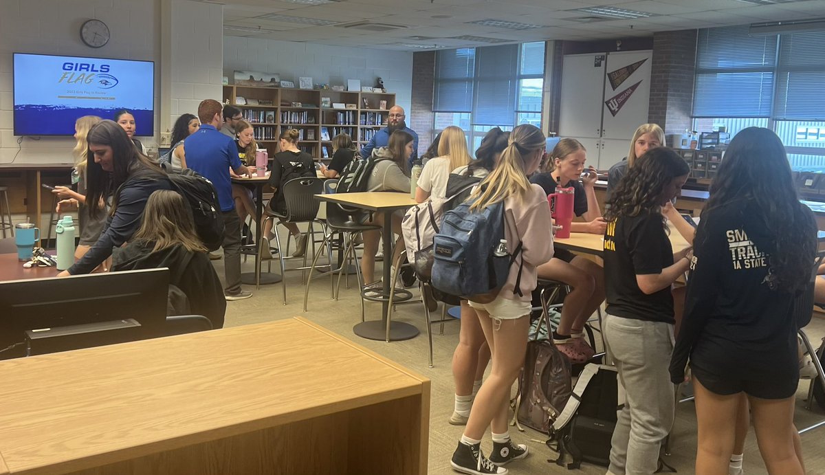 First EVER interest meeting in the books for Girls Flag Football…40+ girls in attendance!!! Stay tuned more in for to come! If you missed, stop down and see Mr. Myers for more info! Registration opens 5/15 #weCOMING #weMOVE @Ravens @WCPSAthletics