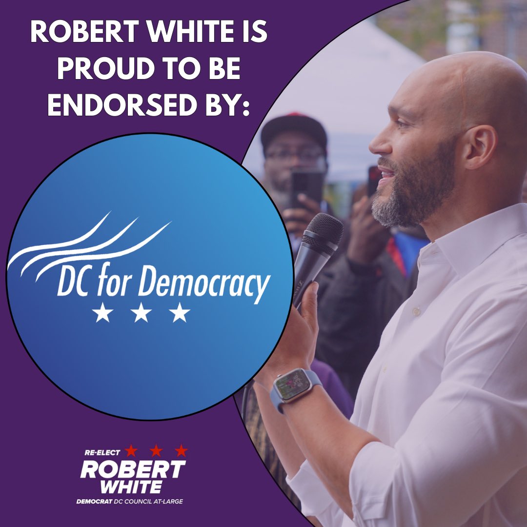 New month, new endorsement update! I’m honored to share that DC for Democracy has endorsed me, demonstrating our shared values and collective support. With their backing, I know we can succeed in the upcoming primaries. Thank you, @dc4d for this endorsement!