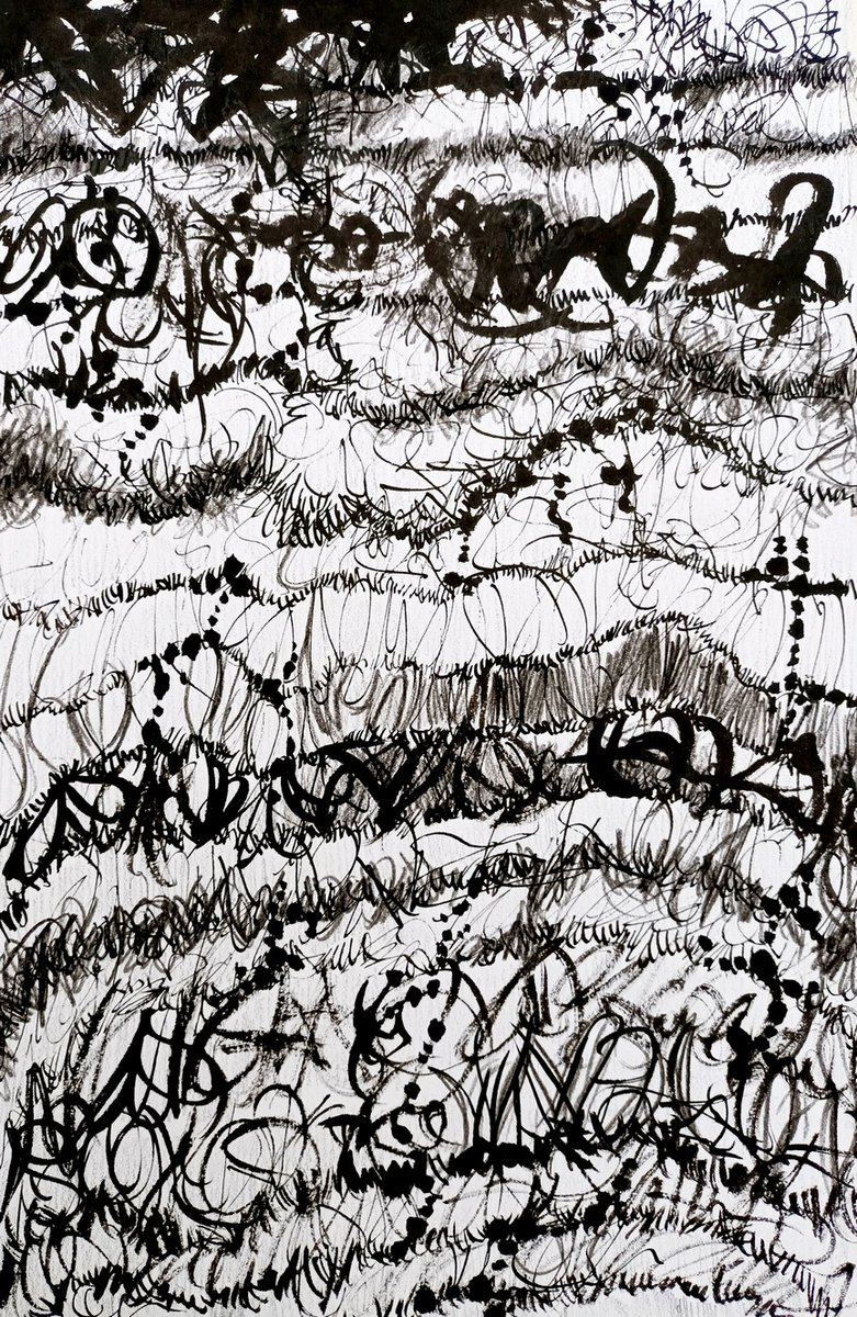 I made a new piece of asemic writing.