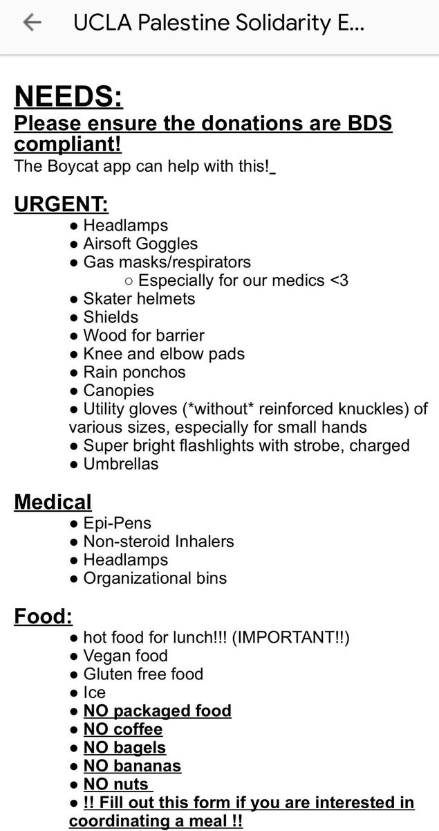 This is a list of what the UCLA 'protesters' are requesting. It's telling... #UCLA #CityLife #protests #protesters #madrasa