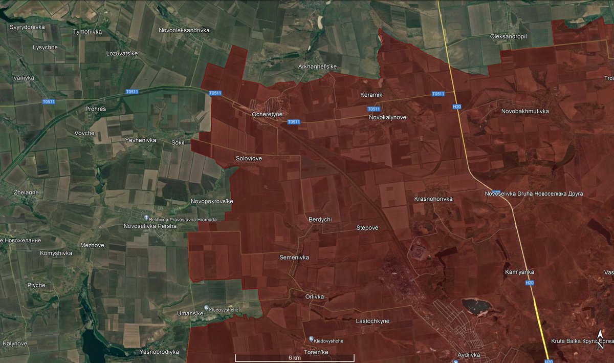 Situation at Avdeevka frontline - Russian troops took almost half of the settlement of Arkhangelskoe, the RuAF started attacks on Yasnobrodovka, Umanskoe, Novopokrovskoe, Sokol, Novoaleksandrovka, and Kalinovo.