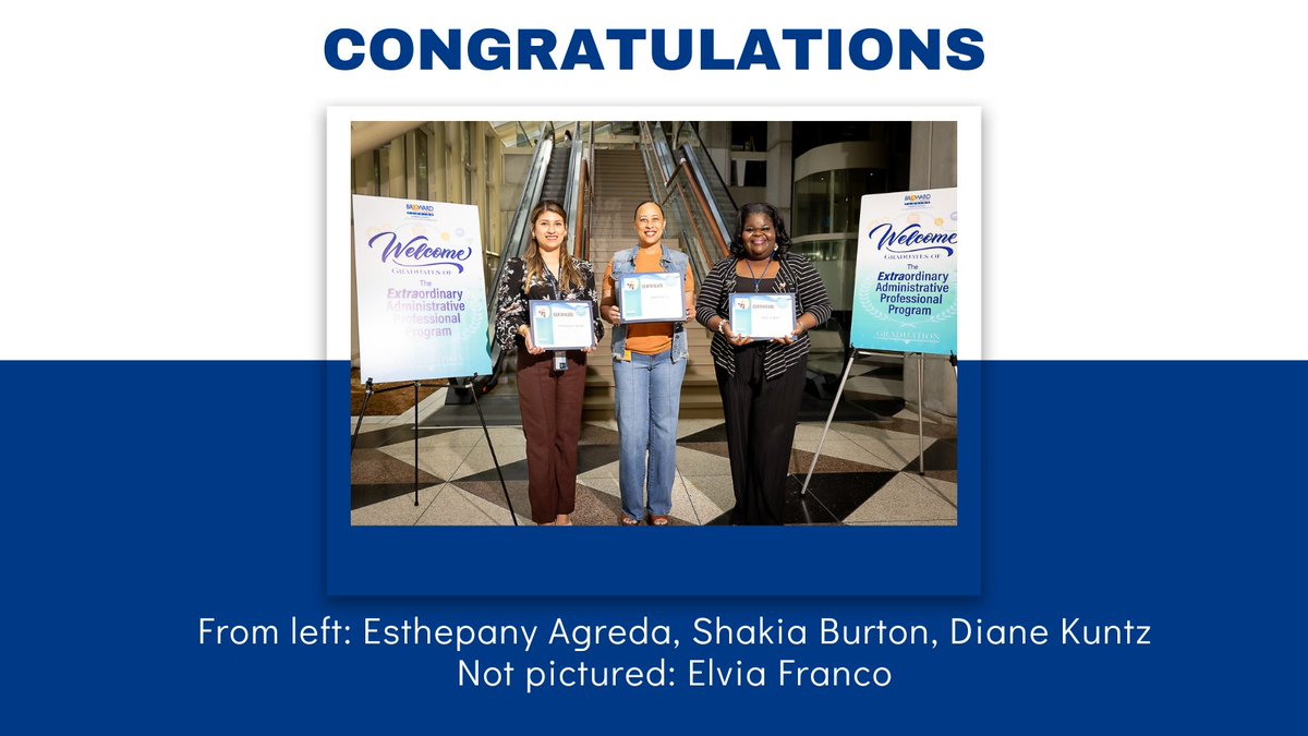 Four #BCT employees have completed the Extraordinary Administrative Professional training conducted by Learning and Organizational Development.

Congratulation to Shakia Burton, Esthepany Agreda, Diane Kuntz, and Elvia Franco!

#BCTAccomplishments #BCTEmployees #BRowardTransit