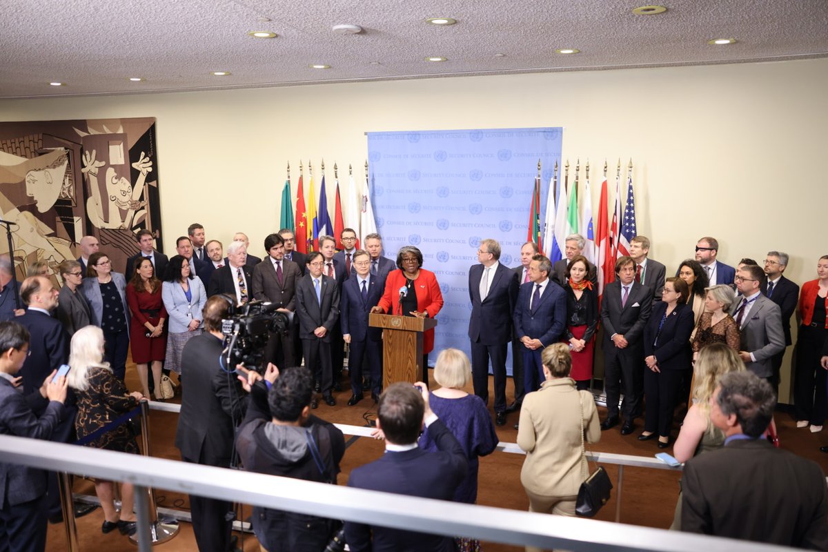The U.S. stands with 50 other @UN delegations in thanking the 1718 Committee Panel of Experts for their tireless efforts to provide objective, independent analysis on the DPRK’s unlawful WMD and ballistic missile advancements. Russia’s veto of the Panel’s mandate renewal