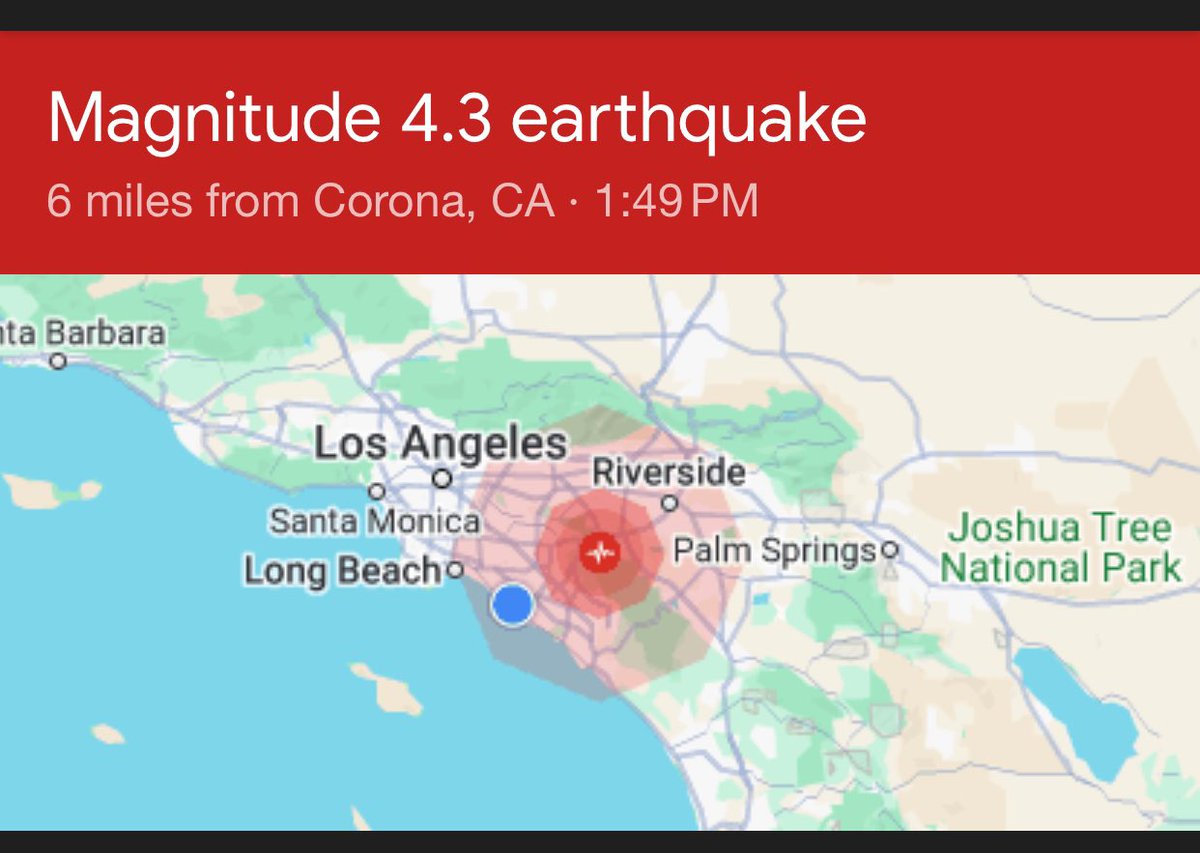 Earthquake felt in Orange County CA
#earthquake