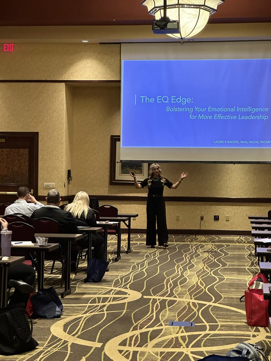 Finishing day one of HLA Nebraska’s 2024 Annual Conference strong!🔥

Laurie Baedke, MHA, FACHE, FACMPE, presenting her second Keynote Session, “The EQ Edge: Bolstering Your Emotional Intelligence for More Effective Leadership”✅

CASINO NIGHT UP NEXT👀

#HLANE #AnnualConference