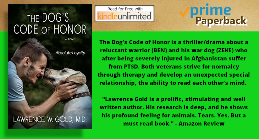 'His research is deep, and he shows his profound feeling for animals.' #FREE via #KindleUnlimited #eBook #Prime #Paperback #Book 🟩🟩🟩🟩🟩 The Dog's Code of Honor: Absolute Loyalty by Lawrence Gold amzn.to/43PYSnr 'Tears. Yes. But a must read book.' - Amazon Review