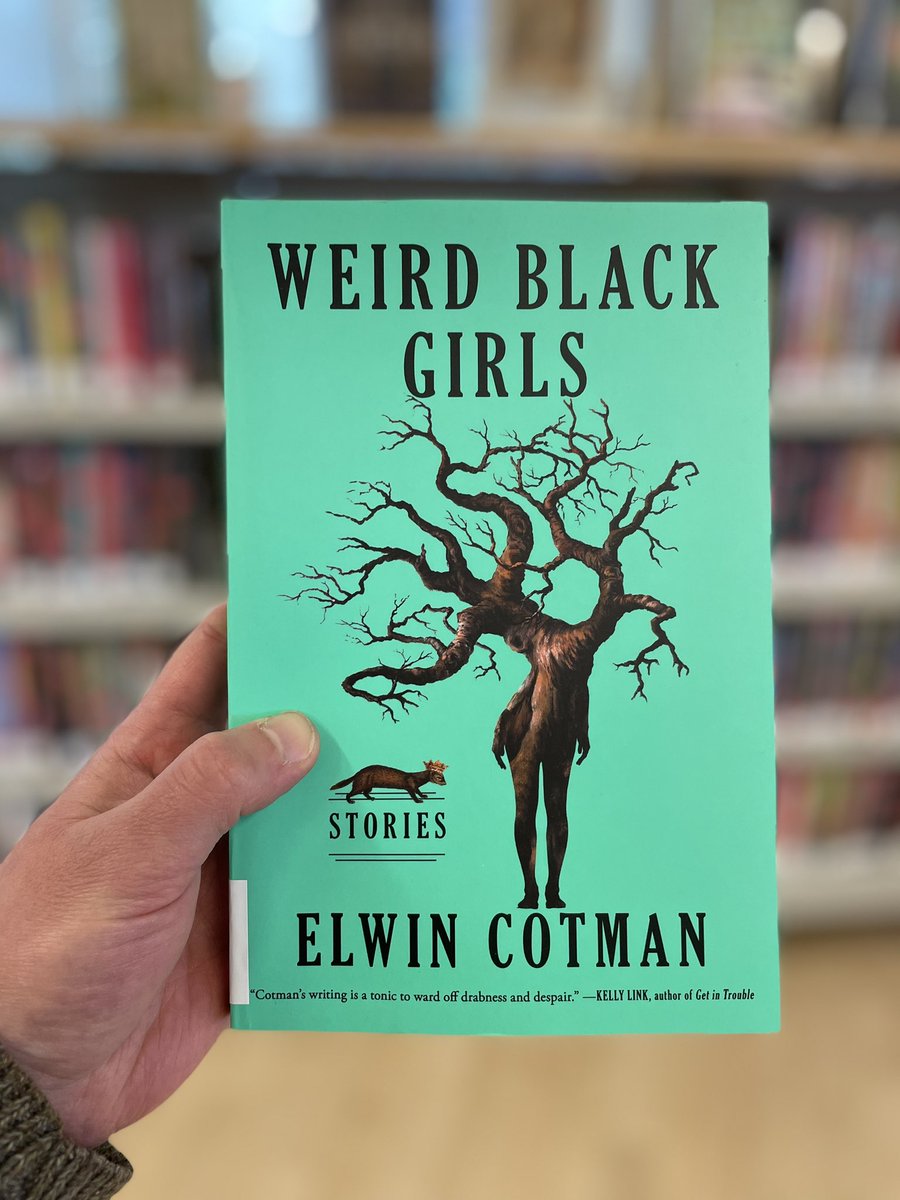 You know what short story collection I’m pumped just landed at the #library??? Weird Black Girls by @BlackFlaneur!!! Don’t miss this one!!!