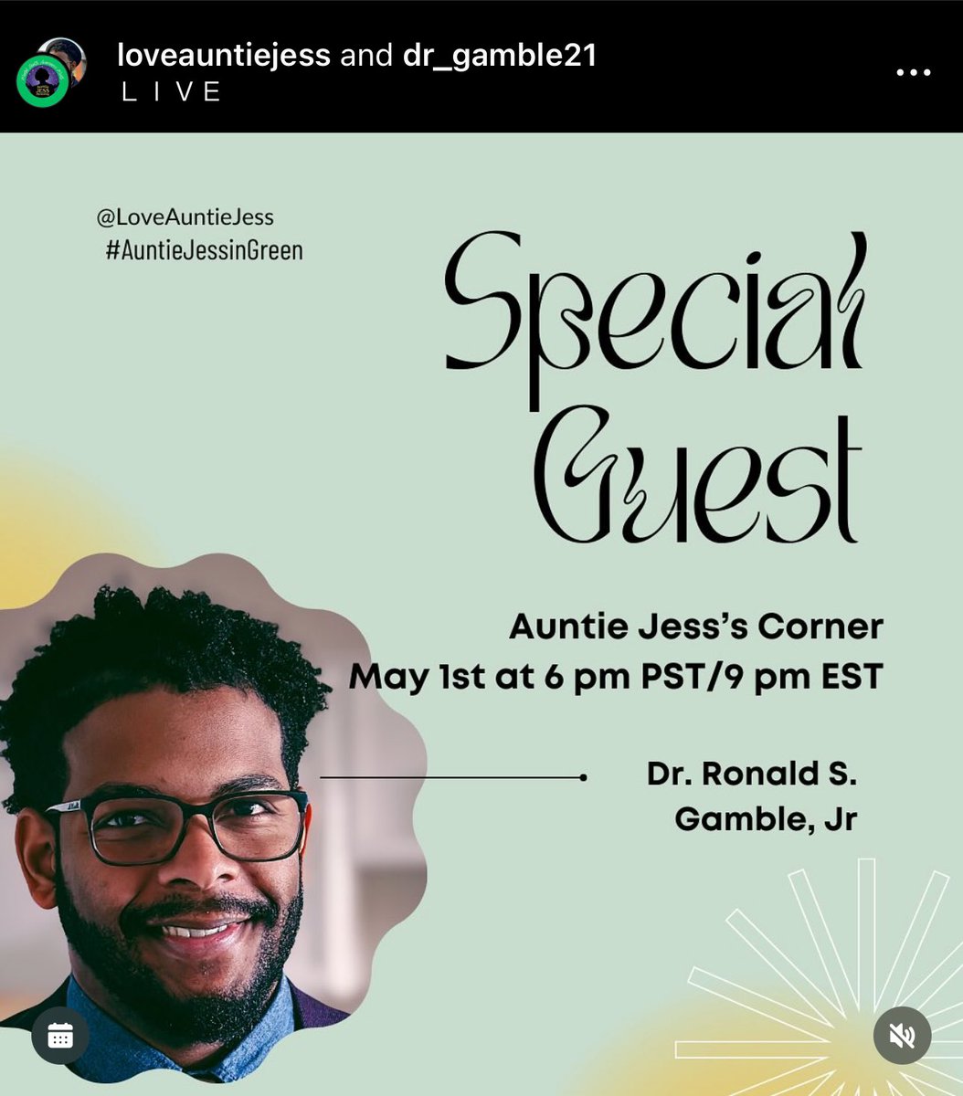 I’m going LIVE ON INSTAGRAM with @loveauntiejess TONIGHT AT 9p ET to talk about “Insider Advocacy” in STEM! Pull up for the convo, cause we’re going to be getting into it! #BlackInSTEM #STEM #Advocacy #AcademicTwitter #AcademicChatter #BlackHoleWeek #scicomm #REPRESENTOINMATTERS